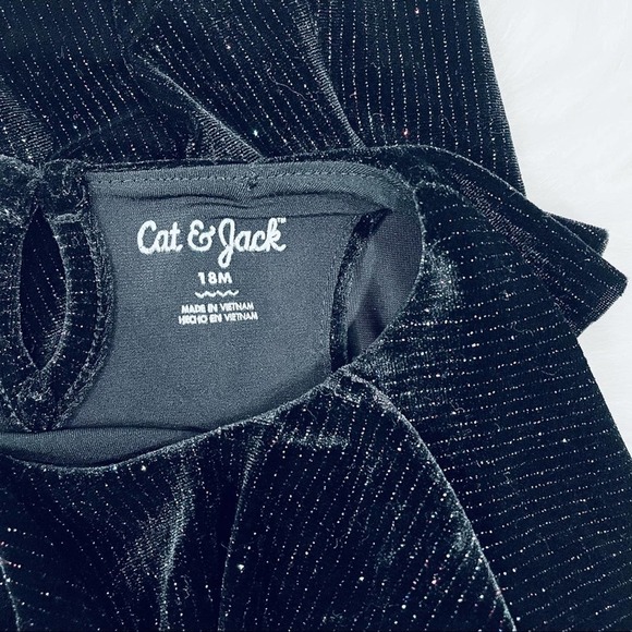 Cat & Jack Velour Sparkle Dress - Picture 8 of 8